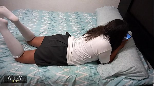 Sexo anal a deliciosa colegiala